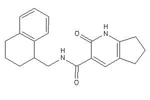 2-keto-N-(tetralin-1-ylmethyl)-1,5,6,7-tetrahydro-1-pyrindine-3-carboxamide