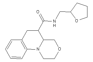 Image of N-(tetrahydrofurfuryl)-1,2,4,4a,5,6-hexahydro-[1,4]oxazino[4,3-a]quinoline-5-carboxamide