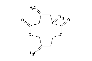 2,4,9-trimethylene-7,12-dioxacyclododecane-1,6-quinone