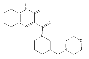 3-[3-(morpholinomethyl)piperidine-1-carbonyl]-5,6,7,8-tetrahydro-1H-quinolin-2-one