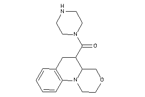 1,2,4,4a,5,6-hexahydro-[1,4]oxazino[4,3-a]quinolin-5-yl(piperazino)methanone