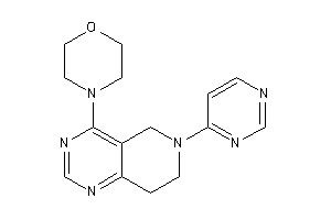 4-[6-(4-pyrimidyl)-7,8-dihydro-5H-pyrido[4,3-d]pyrimidin-4-yl]morpholine