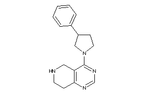 4-(3-phenylpyrrolidino)-5,6,7,8-tetrahydropyrido[4,3-d]pyrimidine