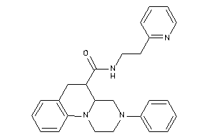 Image of 3-phenyl-N-[2-(2-pyridyl)ethyl]-1,2,4,4a,5,6-hexahydropyrazino[1,2-a]quinoline-5-carboxamide