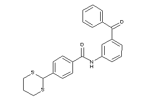 N-(3-benzoylphenyl)-4-(1,3-dithian-2-yl)benzamide