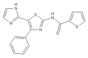 N-[5-(1H-imidazol-2-yl)-4-phenyl-thiazol-2-yl]thiophene-2-carboxamide