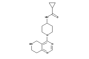 N-[1-(5,6,7,8-tetrahydropyrido[4,3-d]pyrimidin-4-yl)-4-piperidyl]cyclopropanecarboxamide