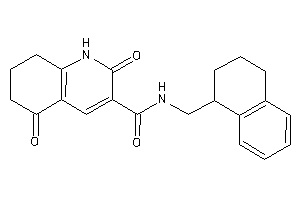 2,5-diketo-N-(tetralin-1-ylmethyl)-1,6,7,8-tetrahydroquinoline-3-carboxamide