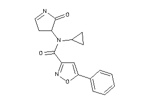 Image of N-cyclopropyl-N-(2-keto-1-pyrrolin-3-yl)-5-phenyl-isoxazole-3-carboxamide