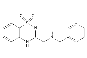 Benzyl-[(1,1-diketo-4H-benzo[e][1,2,4]thiadiazin-3-yl)methyl]amine