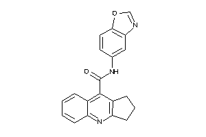 Image of N-(1,3-benzoxazol-5-yl)-2,3-dihydro-1H-cyclopenta[b]quinoline-9-carboxamide