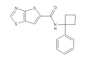 N-(1-phenylcyclobutyl)thieno[2,3-d]thiazole-5-carboxamide