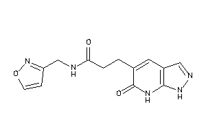 N-(isoxazol-3-ylmethyl)-3-(6-keto-1,7-dihydropyrazolo[3,4-b]pyridin-5-yl)propionamide