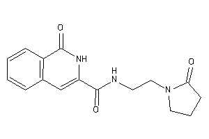1-keto-N-[2-(2-ketopyrrolidino)ethyl]-2H-isoquinoline-3-carboxamide