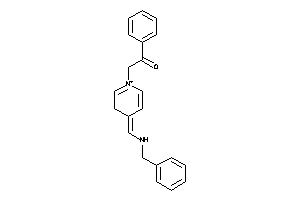 2-[4-[(benzylamino)methylene]-3H-pyridin-1-ium-1-yl]-1-phenyl-ethanone