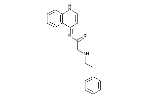 2-(phenethylamino)-N-(1H-quinolin-4-ylidene)acetamide
