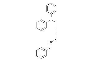 Benzyl(5,5-diphenylpent-2-ynyl)amine