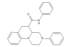 N,3-diphenyl-1,2,4,4a,5,6-hexahydropyrazino[1,2-a]quinoline-5-carboxamide