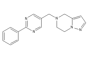 5-[(2-phenylpyrimidin-5-yl)methyl]-6,7-dihydro-4H-pyrazolo[1,5-a]pyrazine