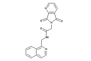 Image of 2-(5,7-diketopyrrolo[3,4-b]pyridin-6-yl)-N-(1-isoquinolylmethyl)acetamide