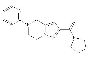 [5-(2-pyridyl)-6,7-dihydro-4H-pyrazolo[1,5-a]pyrazin-2-yl]-pyrrolidino-methanone