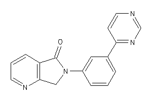 6-[3-(4-pyrimidyl)phenyl]-7H-pyrrolo[3,4-b]pyridin-5-one