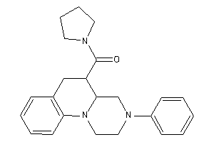 Image of (3-phenyl-1,2,4,4a,5,6-hexahydropyrazino[1,2-a]quinolin-5-yl)-pyrrolidino-methanone