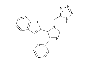 Image of 5-[[5-(benzofuran-2-yl)-4-phenyl-3-imidazolin-1-yl]methyl]-1H-tetrazole