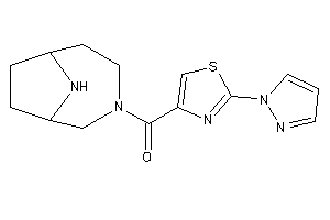 4,9-diazabicyclo[4.2.1]nonan-4-yl-(2-pyrazol-1-ylthiazol-4-yl)methanone