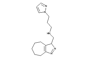 3,4,5,6,7,8-hexahydrocyclohepta[c]pyrazol-3-ylmethyl(3-pyrazol-1-ylpropyl)amine