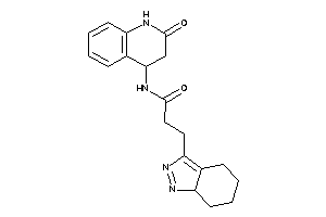 3-(5,6,7,7a-tetrahydro-4H-indazol-3-yl)-N-(2-keto-3,4-dihydro-1H-quinolin-4-yl)propionamide