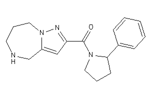 (2-phenylpyrrolidino)-(5,6,7,8-tetrahydro-4H-pyrazolo[1,5-a][1,4]diazepin-2-yl)methanone