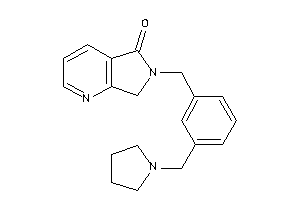 6-[3-(pyrrolidinomethyl)benzyl]-7H-pyrrolo[3,4-b]pyridin-5-one