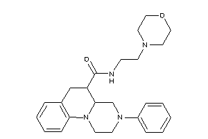 Image of N-(2-morpholinoethyl)-3-phenyl-1,2,4,4a,5,6-hexahydropyrazino[1,2-a]quinoline-5-carboxamide