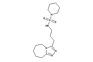 Image of N-[3-(6,7,8,9-tetrahydro-5H-[1,2,4]triazolo[4,3-a]azepin-3-yl)propyl]piperidine-1-sulfonamide