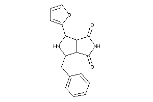 6-benzyl-4-(2-furyl)-4,5,6,6a-tetrahydro-3aH-pyrrolo[3,4-c]pyrrole-1,3-quinone
