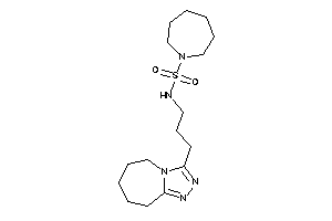 N-[3-(6,7,8,9-tetrahydro-5H-[1,2,4]triazolo[4,3-a]azepin-3-yl)propyl]azepane-1-sulfonamide