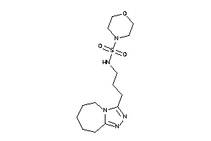 N-[3-(6,7,8,9-tetrahydro-5H-[1,2,4]triazolo[4,3-a]azepin-3-yl)propyl]morpholine-4-sulfonamide
