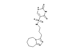 2,4-diketo-N-[3-(6,7,8,9-tetrahydro-5H-[1,2,4]triazolo[4,3-a]azepin-3-yl)propyl]-1H-pyrimidine-5-sulfonamide