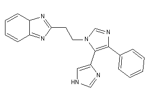 2-[2-[5-(1H-imidazol-4-yl)-4-phenyl-imidazol-1-yl]ethyl]-3aH-benzimidazole