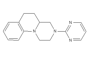 Image of 3-(2-pyrimidyl)-1,2,4,4a,5,6-hexahydropyrazino[1,2-a]quinoline