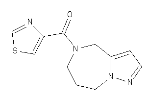 Image of 4,6,7,8-tetrahydropyrazolo[1,5-a][1,4]diazepin-5-yl(thiazol-4-yl)methanone