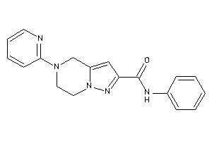 N-phenyl-5-(2-pyridyl)-6,7-dihydro-4H-pyrazolo[1,5-a]pyrazine-2-carboxamide