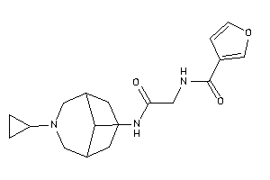 Image of N-[2-[(7-cyclopropyl-7-azabicyclo[3.3.1]nonan-9-yl)amino]-2-keto-ethyl]-3-furamide