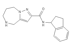 Image of N-indan-1-yl-5,6,7,8-tetrahydro-4H-pyrazolo[1,5-a][1,4]diazepine-2-carboxamide