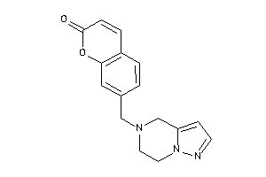 Image of 7-(6,7-dihydro-4H-pyrazolo[1,5-a]pyrazin-5-ylmethyl)coumarin