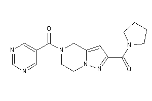 5-pyrimidyl-[2-(pyrrolidine-1-carbonyl)-6,7-dihydro-4H-pyrazolo[1,5-a]pyrazin-5-yl]methanone