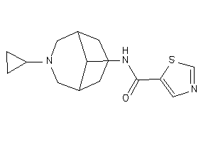 Image of N-(7-cyclopropyl-7-azabicyclo[3.3.1]nonan-9-yl)thiazole-5-carboxamide