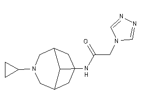 N-(7-cyclopropyl-7-azabicyclo[3.3.1]nonan-9-yl)-2-(1,2,4-triazol-4-yl)acetamide