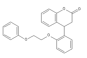 4-[2-(2-phenoxyethoxy)phenyl]chroman-2-one